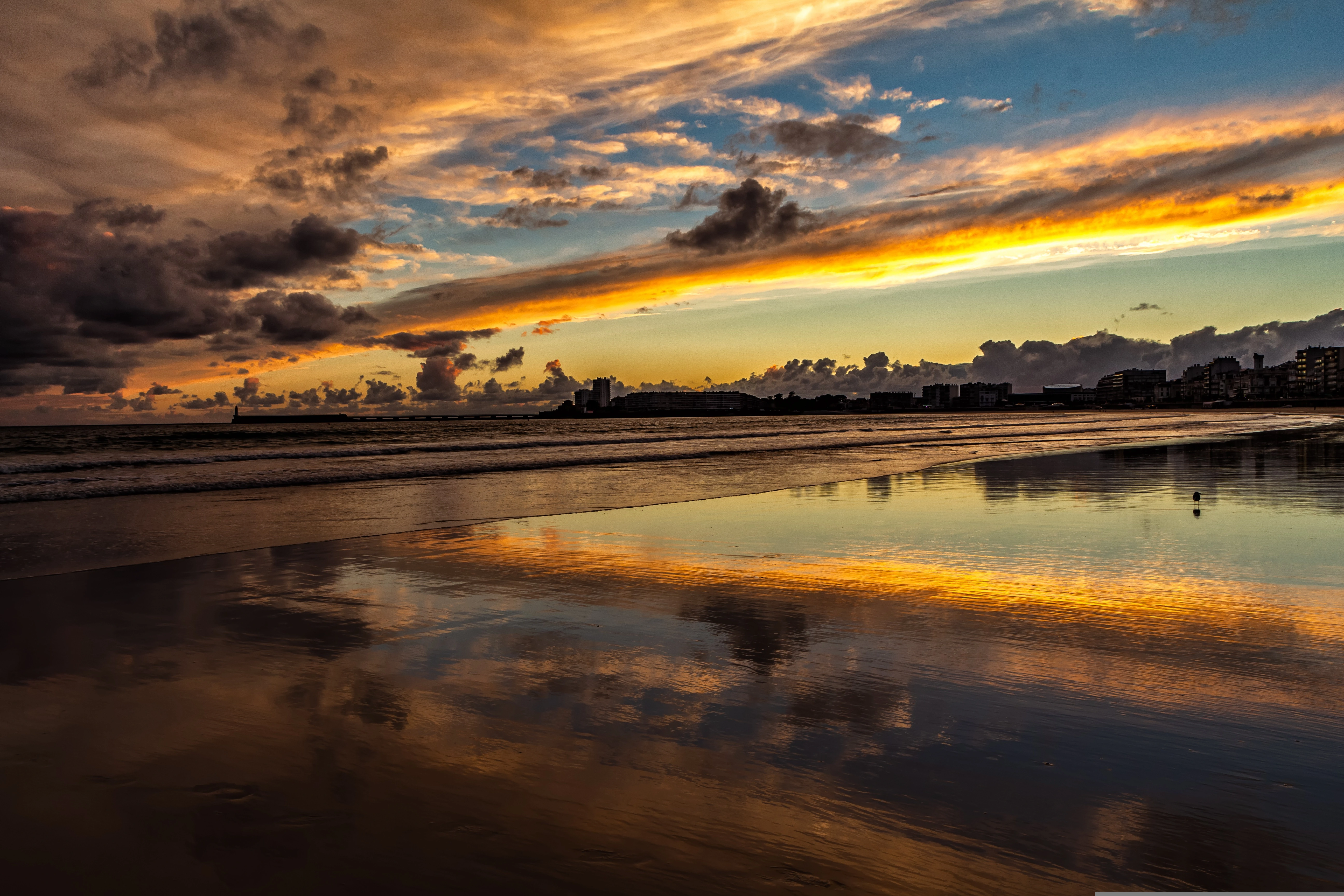 Photo de la plage des Sables d'Olonne
